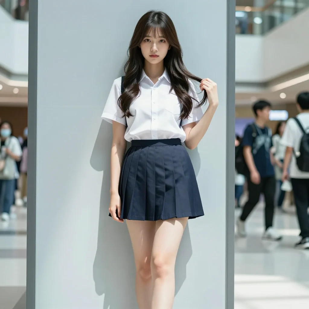 今日份校园写真主題圖片 0068，杰作，最佳画质，极致细节，照片级写实 , 二次元角色写真风格