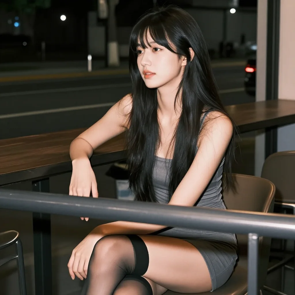 夜色里的静谧时光主題圖片 0149，杰作，最佳画质，极致细节，照片级写实 , 偶遇抓拍风格