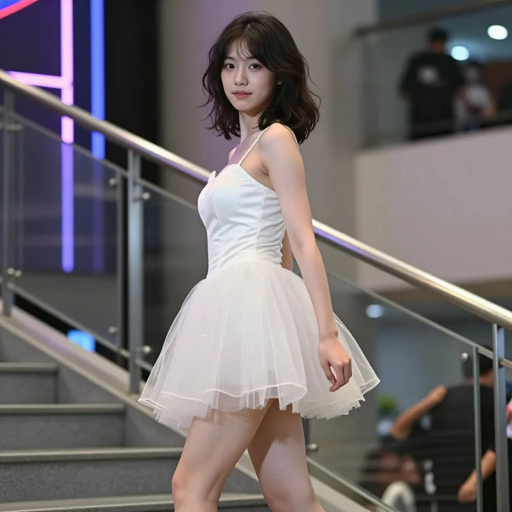 今日份白裙少女主題圖片 0158，杰作，最佳画质，极致细节，照片级写实 , 高还原角色摄影风格