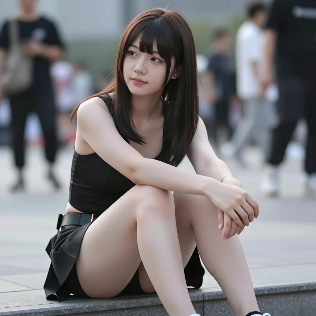 今日份校园少女感主題圖片 0190，杰作，最佳画质，极致细节，照片级写实 , 动漫展抓拍风格