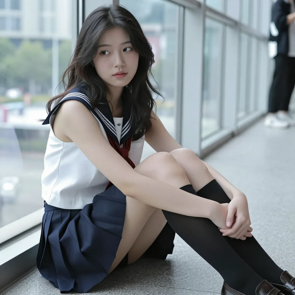 今日份校园少女感主題圖片 0225，杰作，最佳画质，极致细节，照片级写实 , 真实漫展现场还原风格