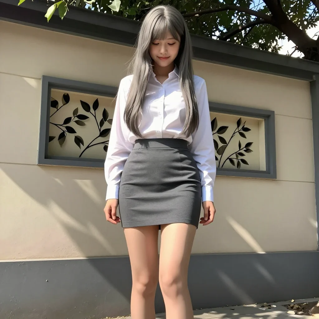 今日份校园少女感主题图片 0315，杰作，最佳画质，极致细节，照片级写实 , 日系动漫角色写真风格