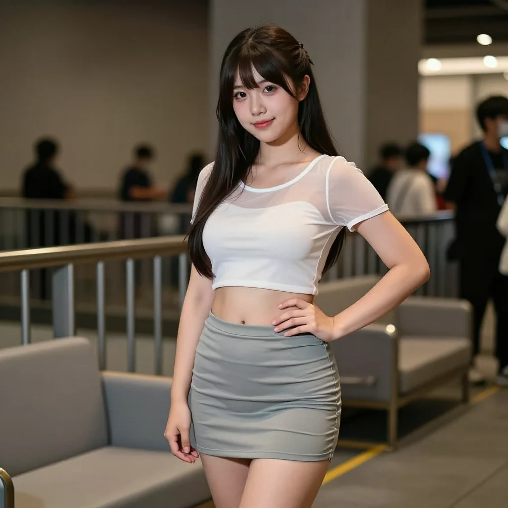 今日份清纯少女感主題圖片 0365，杰作，最佳画质，极致细节，照片级写实 , 动漫展抓拍风格