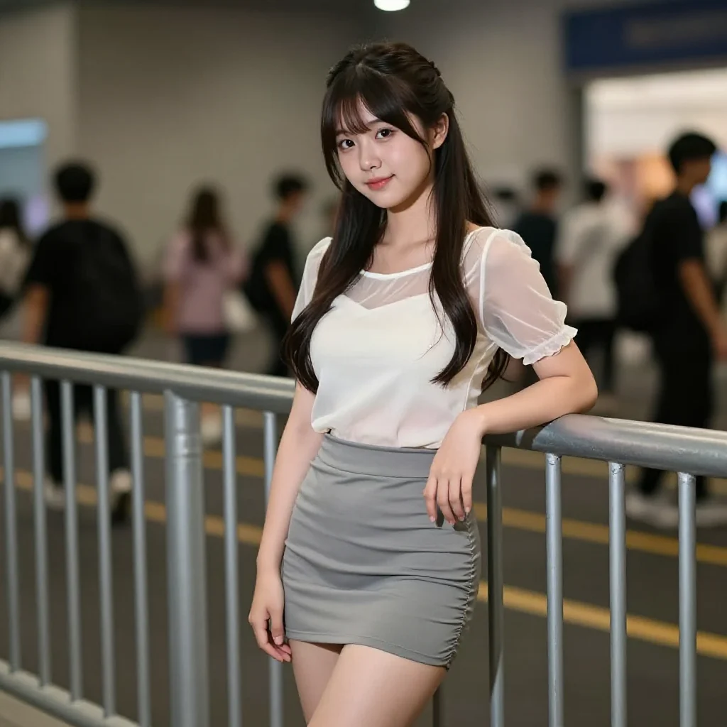 今日份清纯少女感主題圖片 0368，杰作，最佳画质，极致细节，照片级写实 , 动漫展抓拍风格