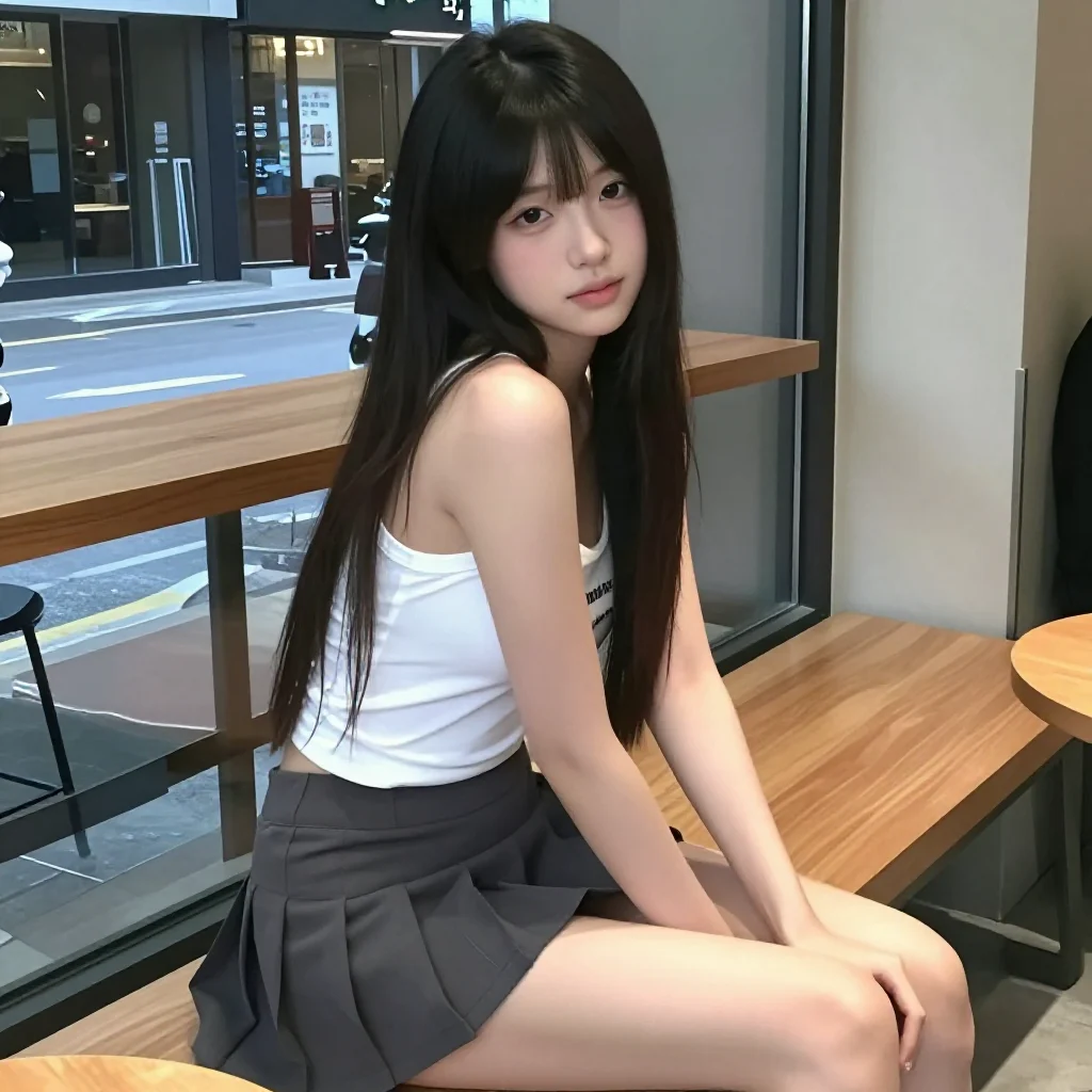 今日份校园写真主题图片 0377，杰作，最佳画质，极致细节，照片级写实 , 冷色调角色写真风格