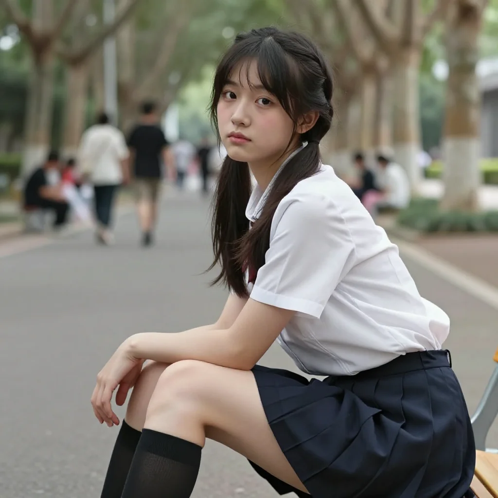 今日份校园写真主題圖片 0448，杰作，最佳画质，极致细节，照片级写实 , 漫展现场纪实摄影风格