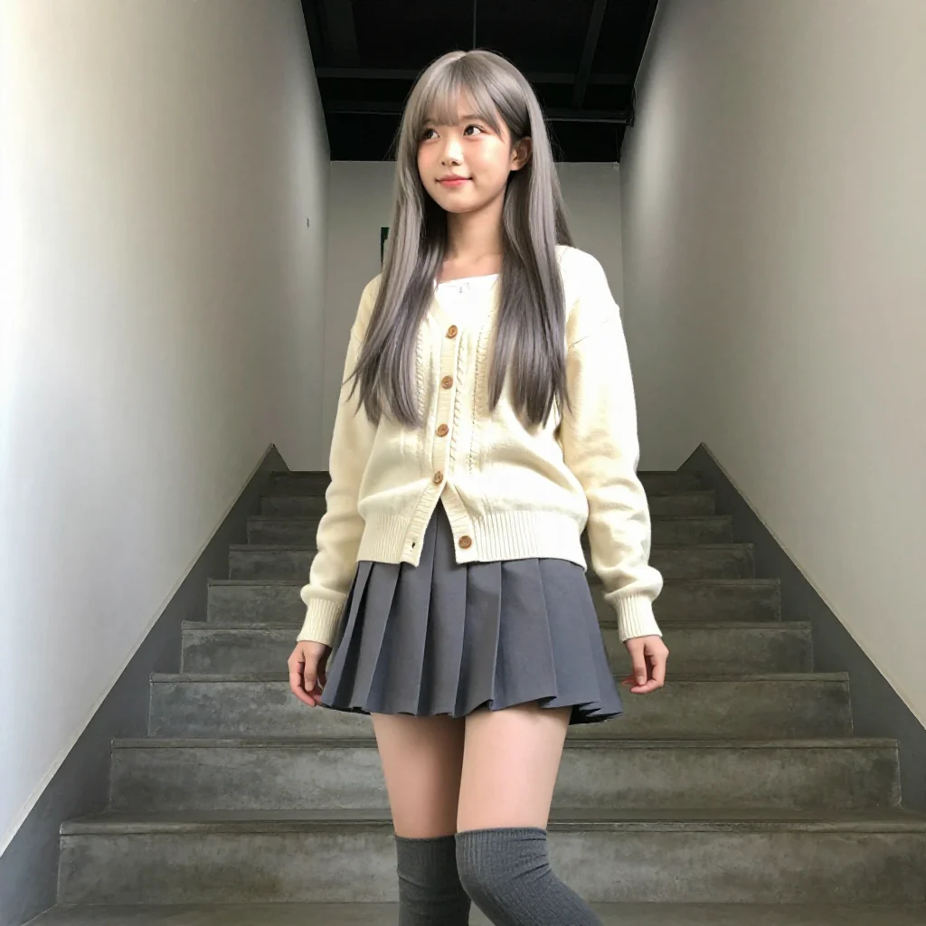 美术馆里的温柔日常主题图片 0459，杰作，最佳画质，极致细节，照片级写实 , 日系少女感摄影风格