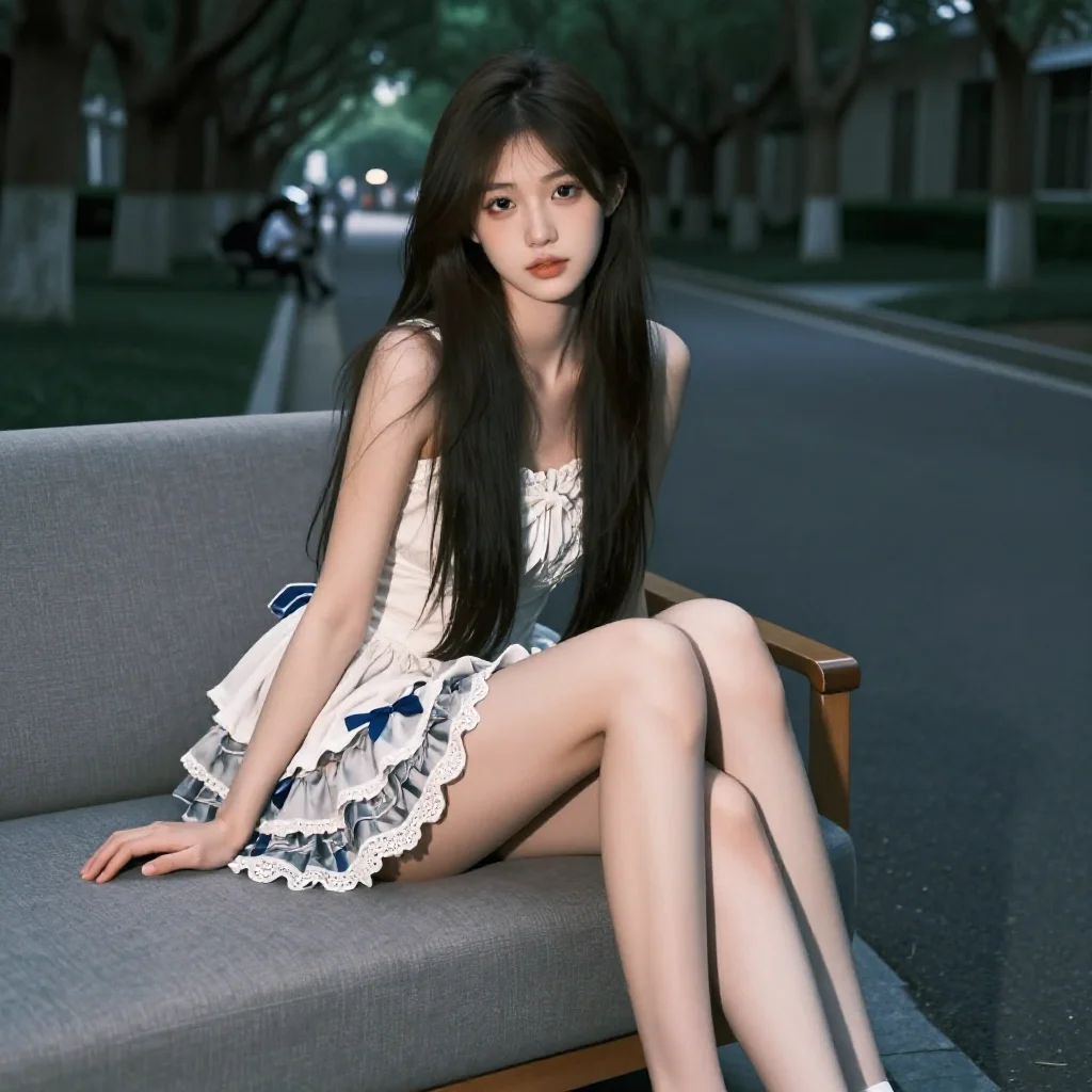 林荫道的温柔午后主題圖片 0548，杰作，最佳画质，极致细节，照片级写实 , 轻胶片漫展摄影风格