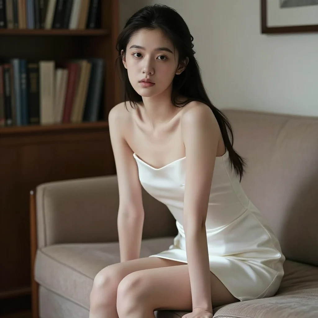 今日份清冷少女感主題圖片 0573，杰作，最佳画质，极致细节，照片级写实 , 电影感角色摄影风格