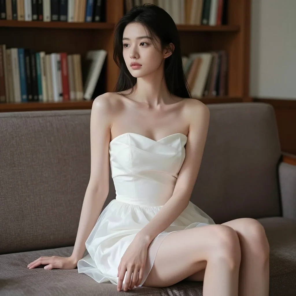 今日份清冷少女感主題圖片 0576，杰作，最佳画质，极致细节，照片级写实 , 电影感角色摄影风格