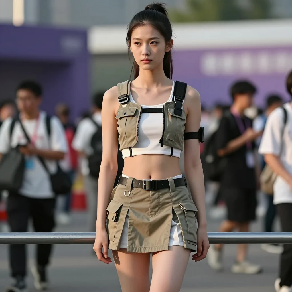 今日份校园风少女感写真主題圖片 0602，杰作，最佳画质，极致细节，照片级写实 , 空气感人像风格