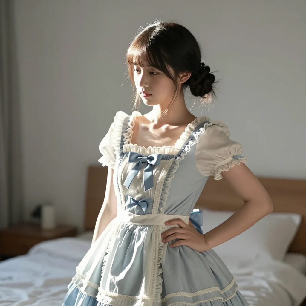 今日份清冷少女感主題圖片 0803，杰作，最佳画质，极致细节，照片级写实 , 清透漫展人像风格