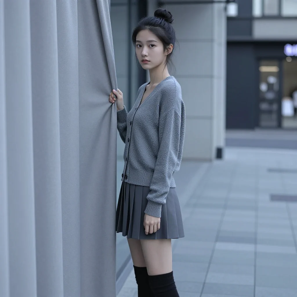 今日份清冷少女感主題圖片 0837，杰作，最佳画质，极致细节，照片级写实 , 角色扮演人像摄影风格