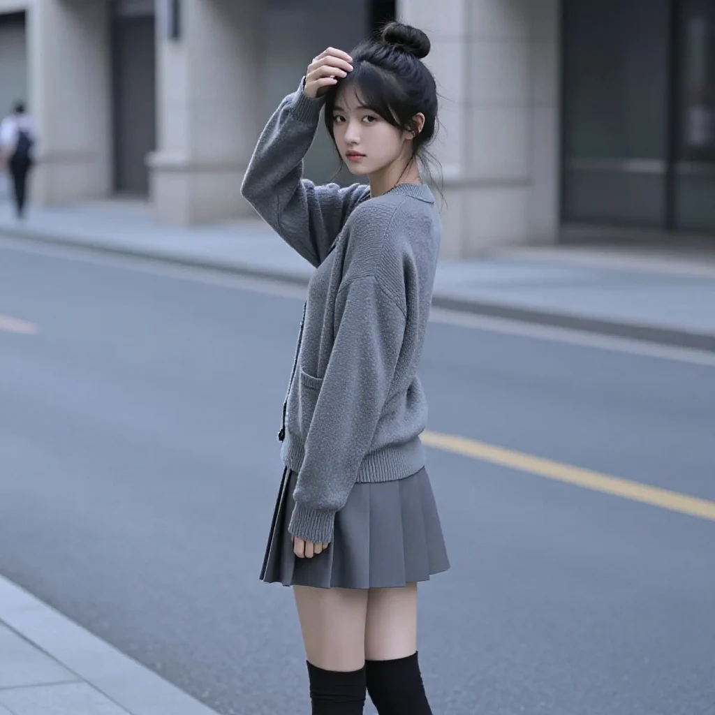 今日份清冷少女感主題圖片 0841，杰作，最佳画质，极致细节，照片级写实 , 角色扮演人像摄影风格