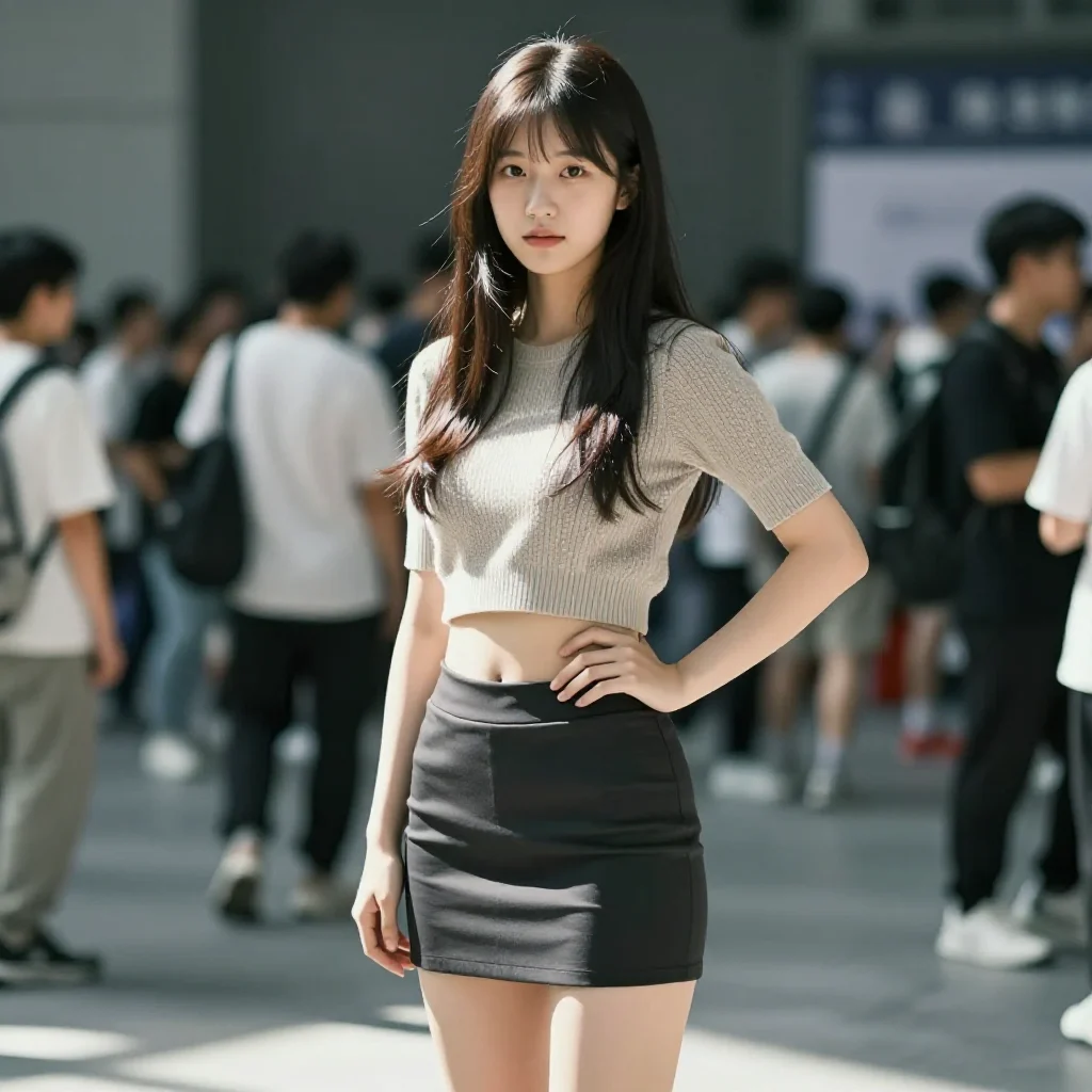 今日份日系甜妹写真主題圖片 0863，杰作，最佳画质，极致细节，照片级写实 , 低饱和电影风格