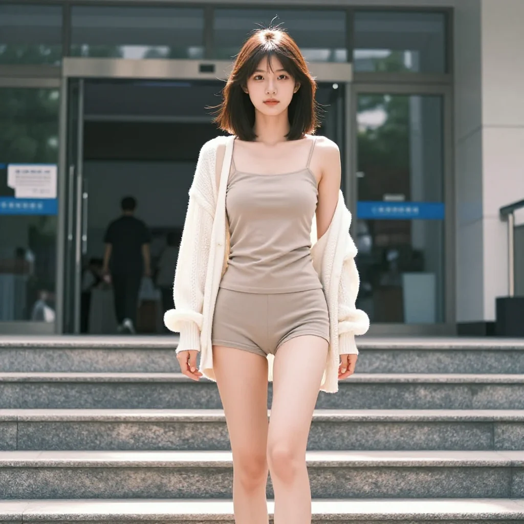 今日份校园少女感主題圖片 0937，杰作，最佳画质，极致细节，照片级写实 , 轻胶片漫展摄影风格