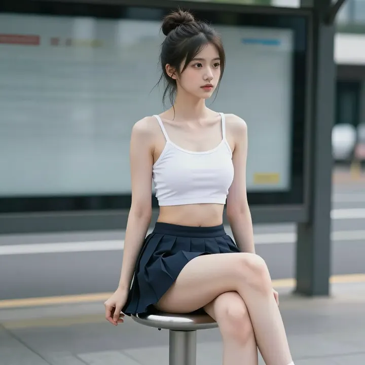 今日份校园少女感主題圖片 0090，杰作，最佳画质，极致细节，照片级写实 , 清透漫展人像风格