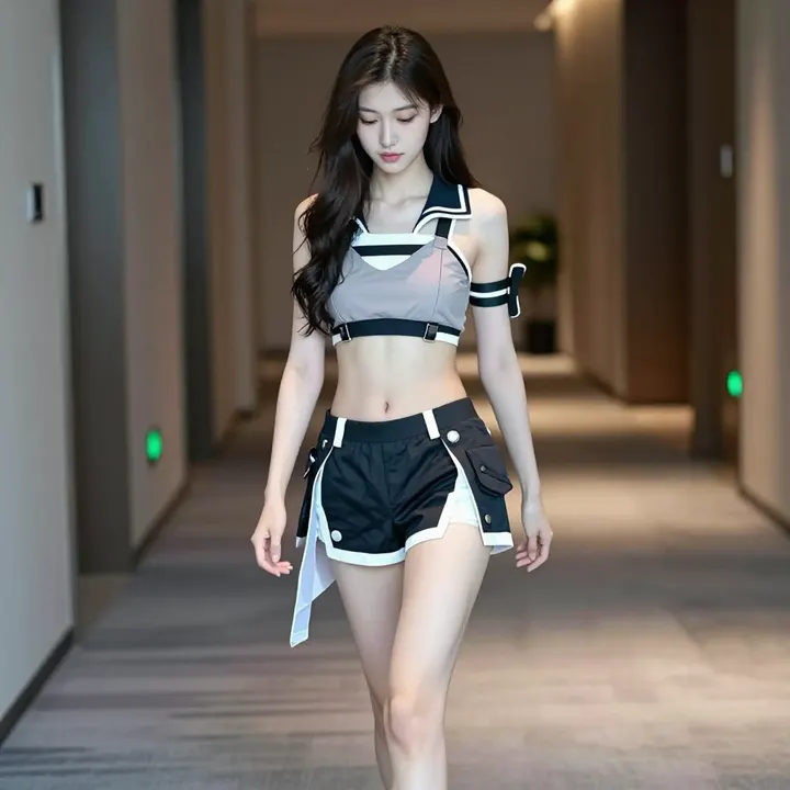 今日份校园风少女写真主題圖片 0106，杰作，最佳画质，极致细节，照片级写实 , 柔光角色人像风格