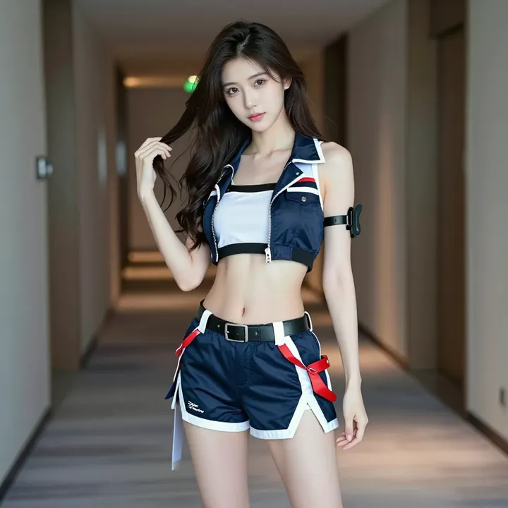 今日份校园风少女写真主題圖片 0107，杰作，最佳画质，极致细节，照片级写实 , 柔光角色人像风格