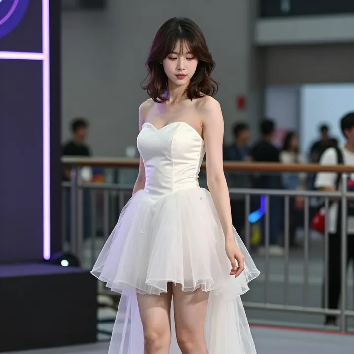 今日份白裙少女主題圖片 0154，杰作，最佳画质，极致细节，照片级写实 , 高还原角色摄影风格