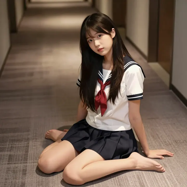 今日份校服少女主題圖片 0203，杰作，最佳画质，极致细节，照片级写实 , 柔和暖色调摄影风格