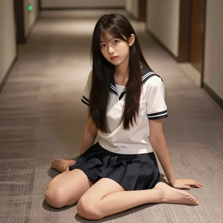 今日份校服少女主題圖片 0204，杰作，最佳画质，极致细节，照片级写实 , 柔和暖色调摄影风格