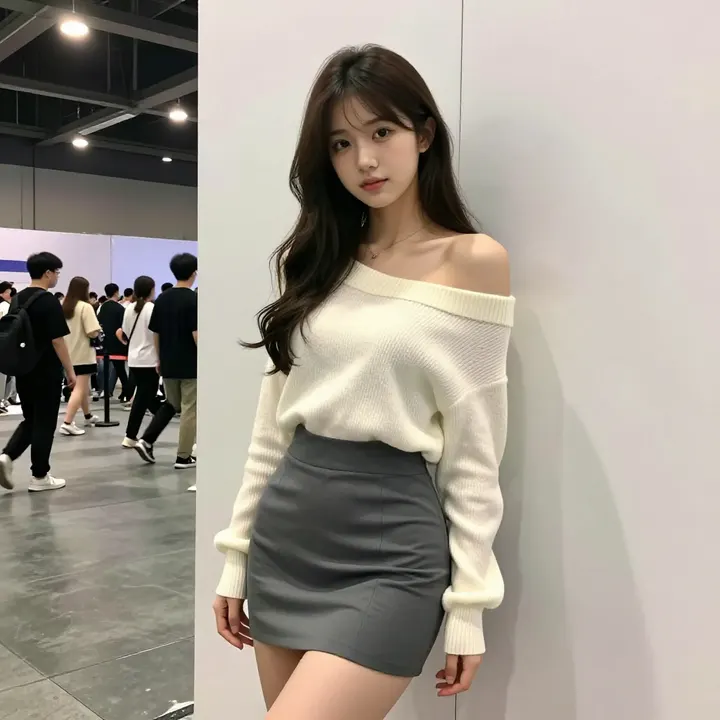 今日份校园风写真主题图片 0238，杰作，最佳画质，极致细节，照片级写实 , 展馆自然光写真风格