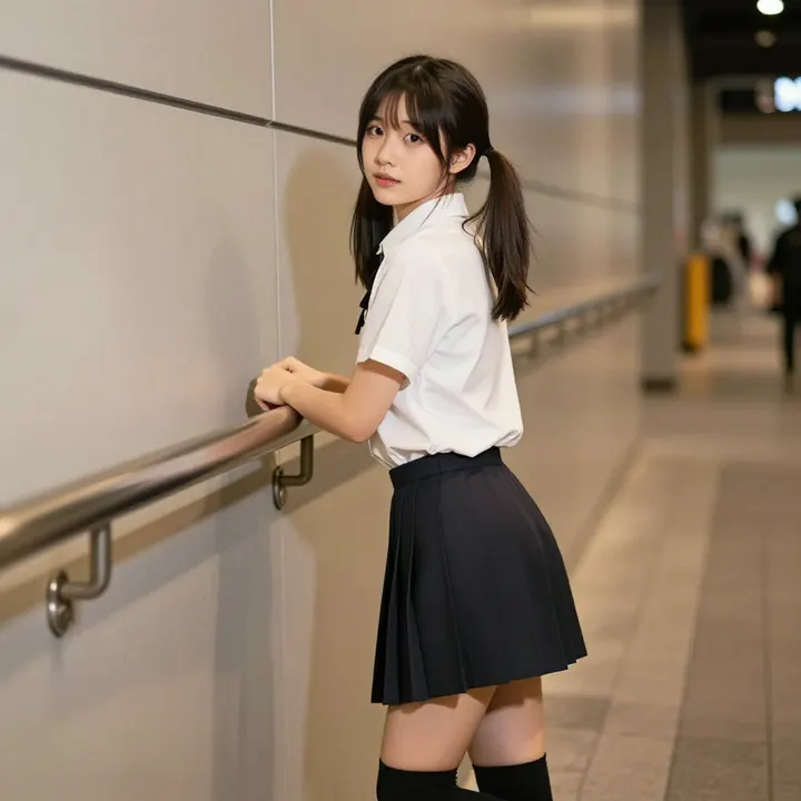 夜色下的少女时光主題圖片 0348，杰作，最佳画质，极致细节，照片级写实 , 轻私房写真风格