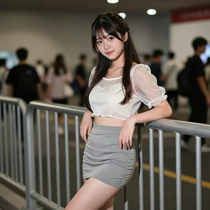 今日份清纯少女感主題圖片 0366，杰作，最佳画质，极致细节，照片级写实 , 动漫展抓拍风格