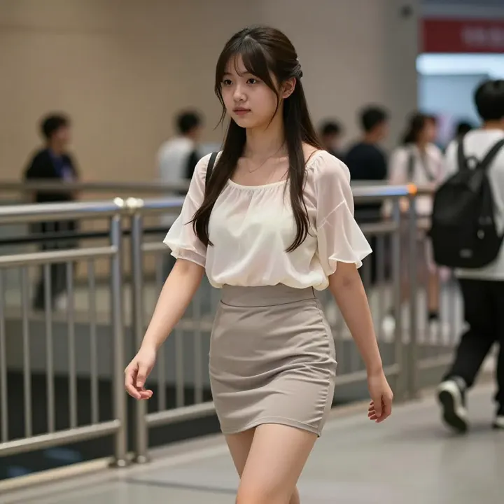 今日份清纯少女感主題圖片 0371，杰作，最佳画质，极致细节，照片级写实 , 动漫展抓拍风格