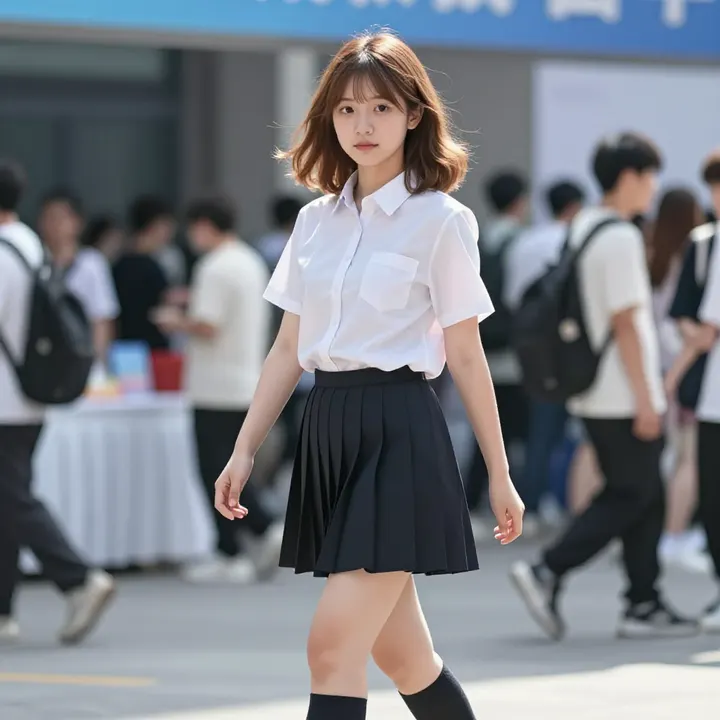 今日份校园写真主題圖片 0409，杰作，最佳画质，极致细节，照片级写实 , 清新校园写真风格
