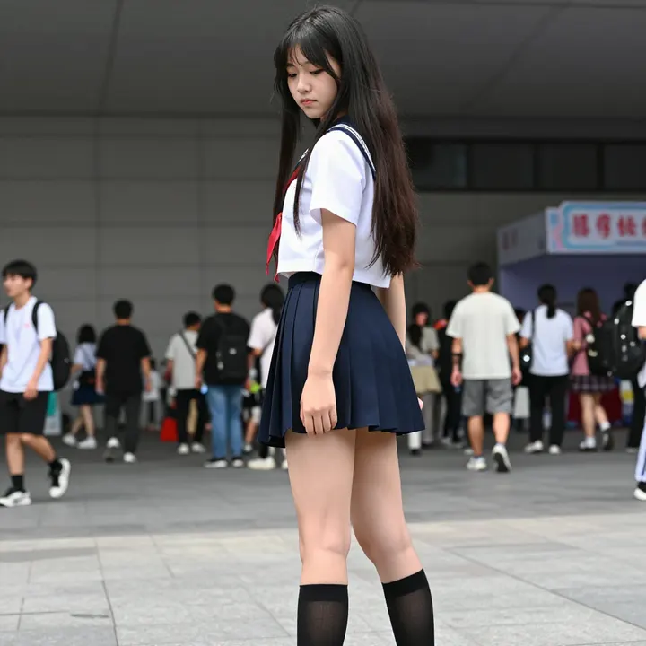 今日份校园风写真主題圖片 0447，杰作，最佳画质，极致细节，照片级写实 , 日常随性街拍风格