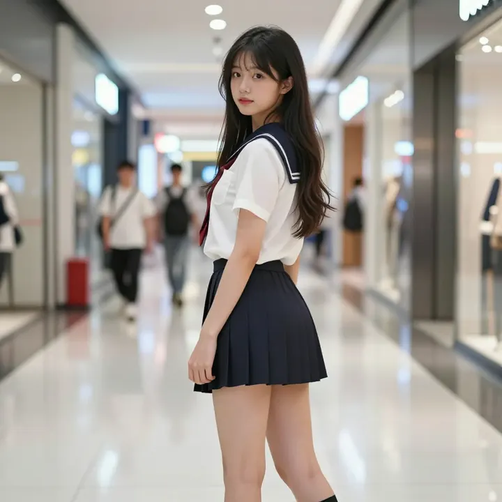 今日份校服少女主題圖片 0479，杰作，最佳画质，极致细节，照片级写实 , 角色扮演人像摄影风格