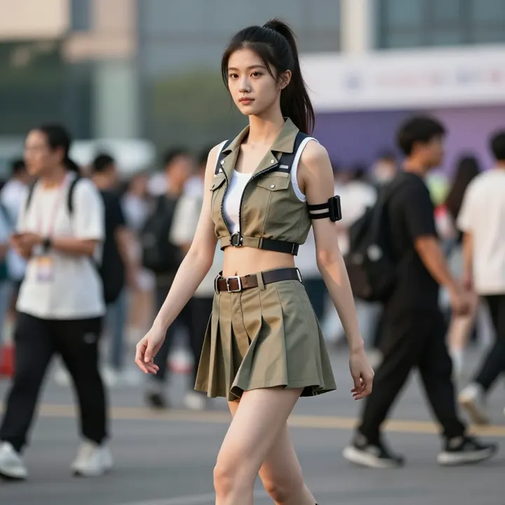 今日份校园风少女感写真主題圖片 0604，杰作，最佳画质，极致细节，照片级写实 , 空气感人像风格