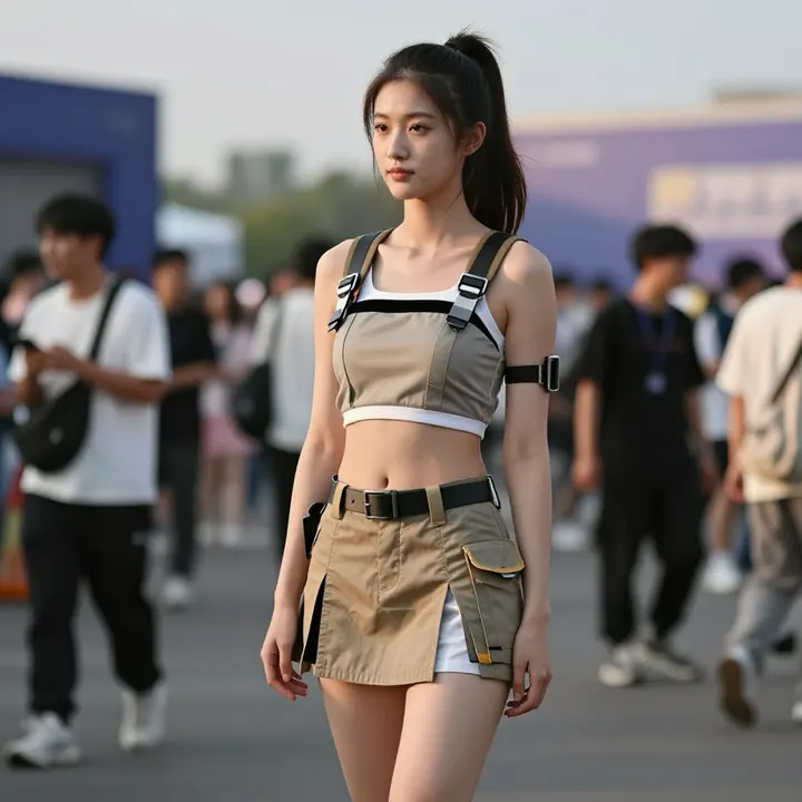 今日份校园风少女感写真主題圖片 0605，杰作，最佳画质，极致细节，照片级写实 , 空气感人像风格