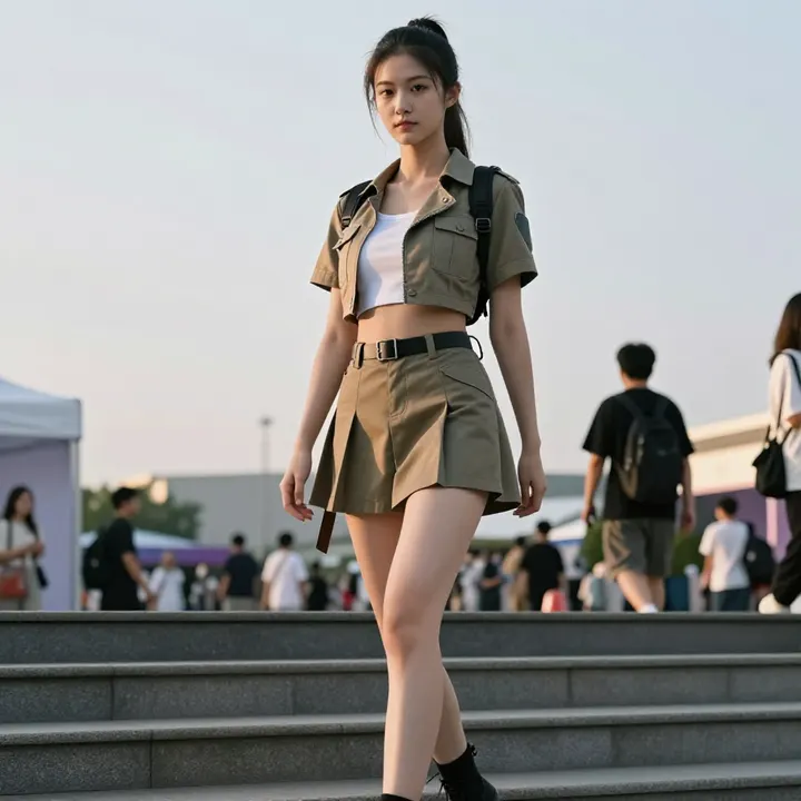 今日份校园风少女感写真主題圖片 0606，杰作，最佳画质，极致细节，照片级写实 , 空气感人像风格