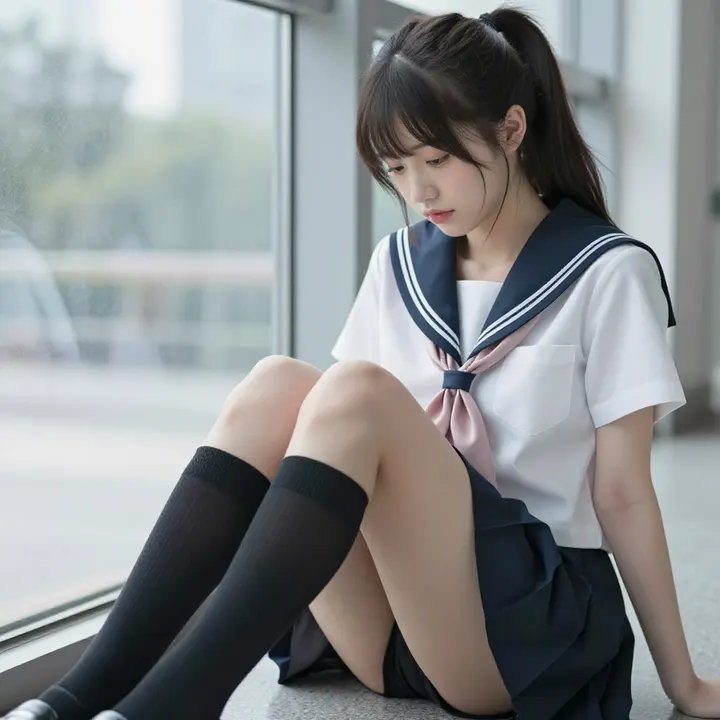 今日份校园风写真主题图片 0637，杰作，最佳画质，极致细节，照片级写实 , 柔光角色人像风格