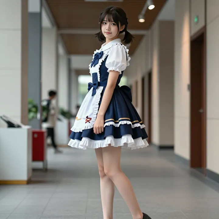 今日份校园少女写真主題圖片 0641，杰作，最佳画质，极致细节，照片级写实 , 角色扮演人像摄影风格