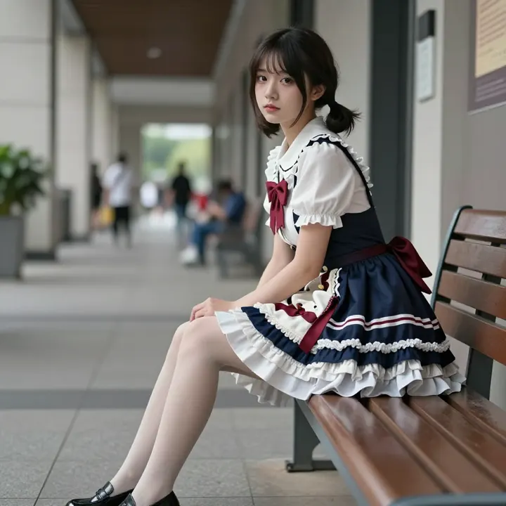 今日份校园少女写真主题图片 0642，杰作，最佳画质，极致细节，照片级写实 , 角色扮演人像摄影风格