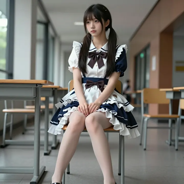 今日份校园少女写真主題圖片 0643，杰作，最佳画质，极致细节，照片级写实 , 角色扮演人像摄影风格