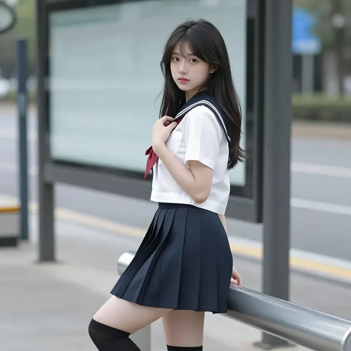 今日份校园风写真主題圖片 0660，杰作，最佳画质，极致细节，照片级写实 , 清新校园写真风格