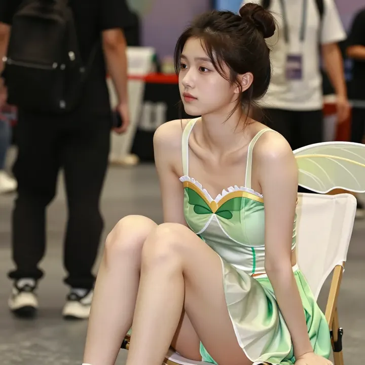 这组cos真的太出片了！主題圖片 0666，杰作，最佳画质，极致细节，照片级写实 , 日常随性街拍风格