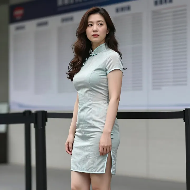 旗袍的优雅，是时光里的温柔主題圖片 0735，杰作，最佳画质，极致细节，照片级写实 , 轻熟通勤写真风