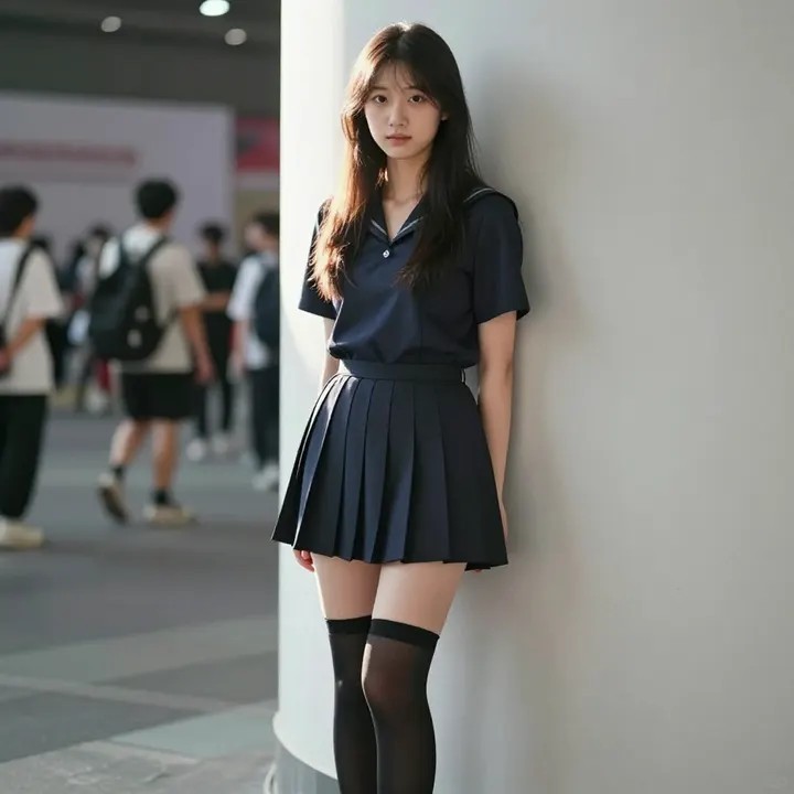 今日份校园风写真主題圖片 0760，杰作，最佳画质，极致细节，照片级写实 , 逆光氛围人像风格