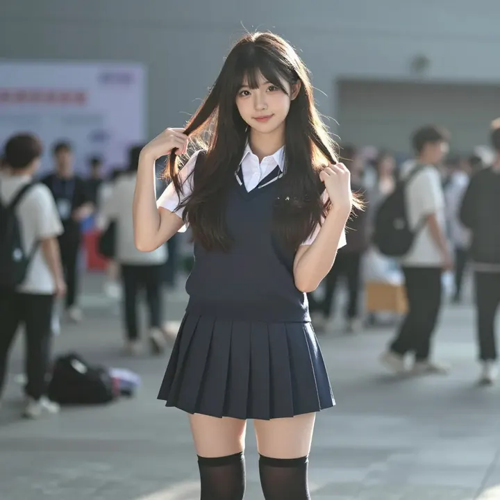 今日份校园风写真主題圖片 0761，杰作，最佳画质，极致细节，照片级写实 , 逆光氛围人像风格