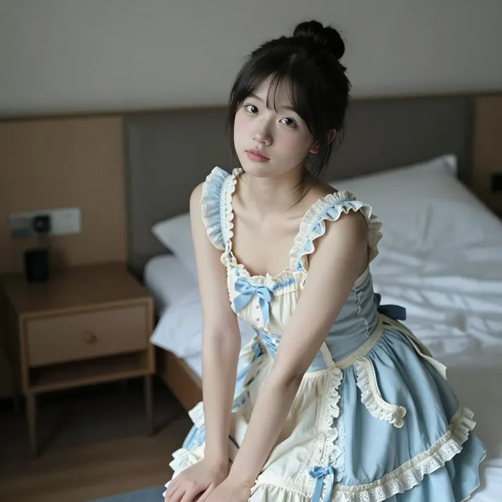 今日份清冷少女感主題圖片 0804，杰作，最佳画质，极致细节，照片级写实 , 清透漫展人像风格