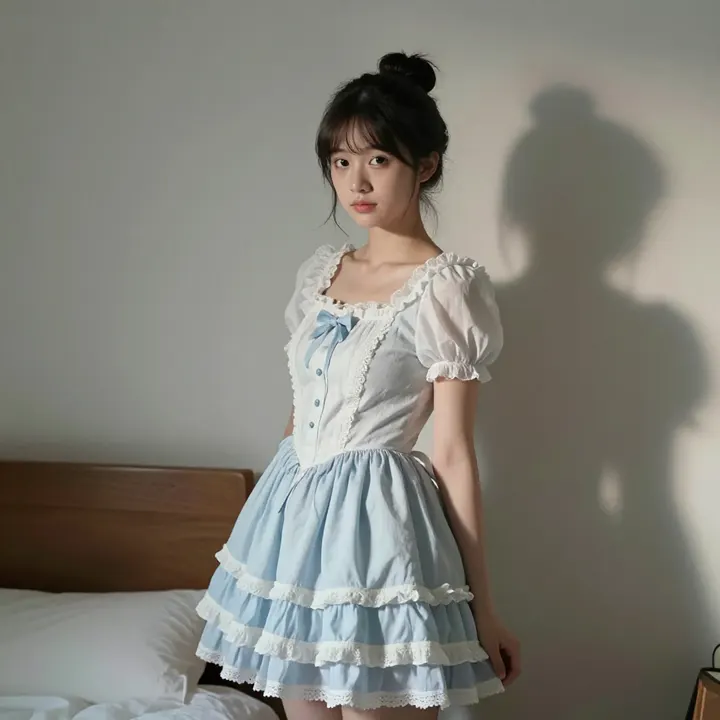 今日份清冷少女感主題圖片 0808，杰作，最佳画质，极致细节，照片级写实 , 清透漫展人像风格