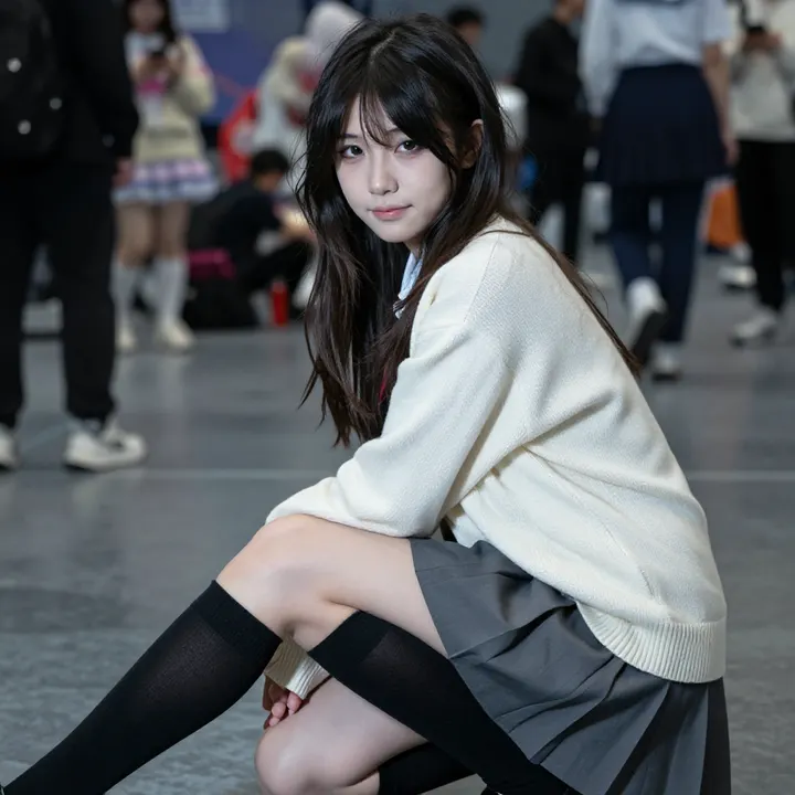 今日份校园风写真主題圖片 0813，杰作，最佳画质，极致细节，照片级写实 , 动漫展抓拍风格