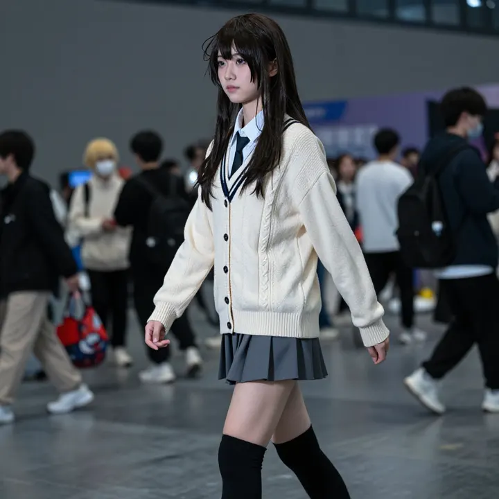 今日份校园风写真主題圖片 0815，杰作，最佳画质，极致细节，照片级写实 , 动漫展抓拍风格