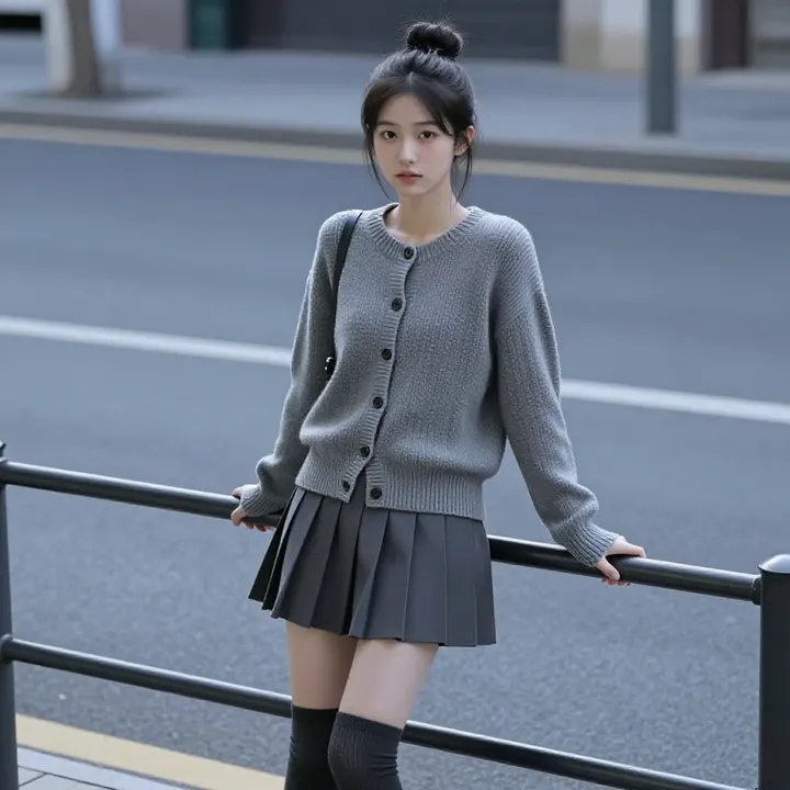 今日份清冷少女感主題圖片 0842，杰作，最佳画质，极致细节，照片级写实 , 角色扮演人像摄影风格